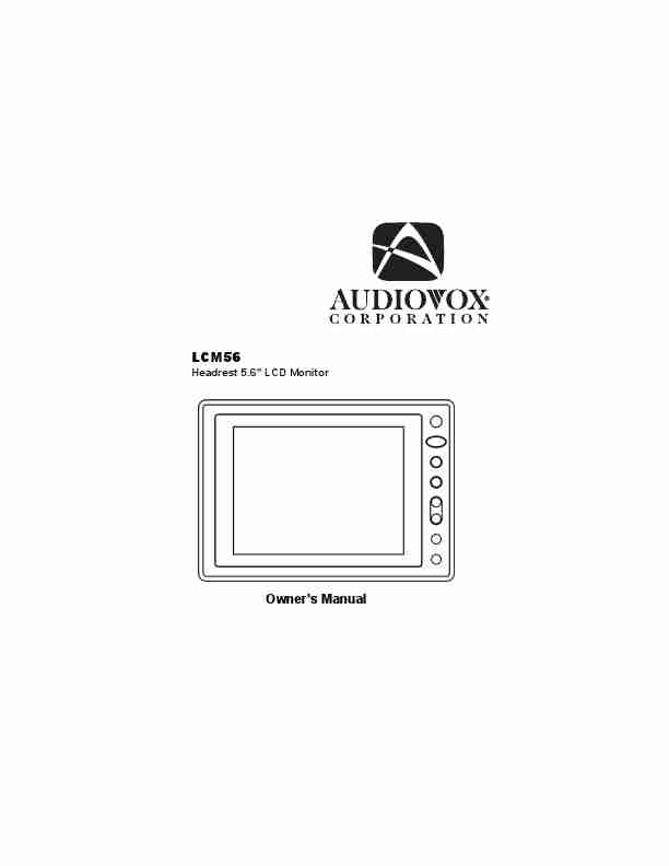 Audiovox Car Video System LCM56-page_pdf